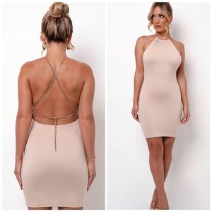 Amber Mini Dress Oatmeal | My Outfit Online